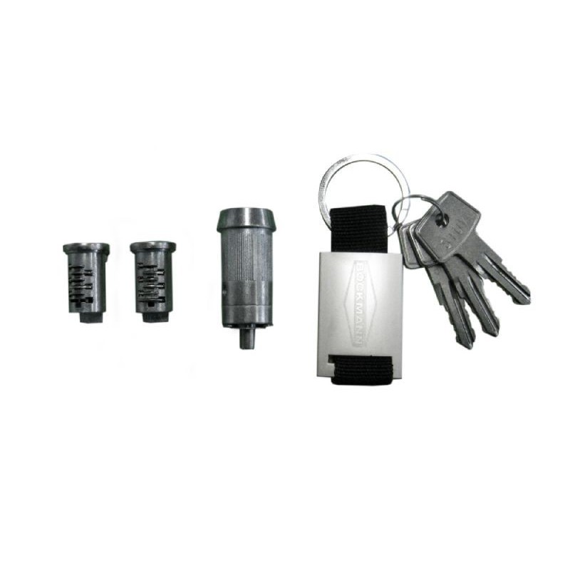Cilindro serratura per maniglie porte trailers cavalli, Set Cilindro serratura per maniglie porte trailers cavalli, Set