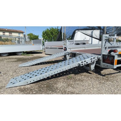 Carrello rimorchio auto trasporto macchinari pesanti pronta consegna