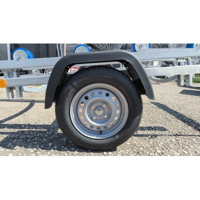 Carrello rimorchio auto per trasporto moto d'acqua fino a 3700 mm con Rulli 550 kg