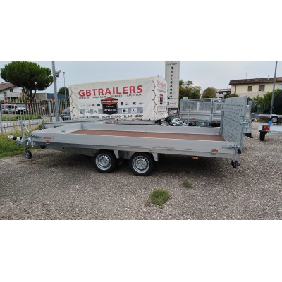 Carrello rimorchio basculante trasporto macchinari e cose Pronta consegna