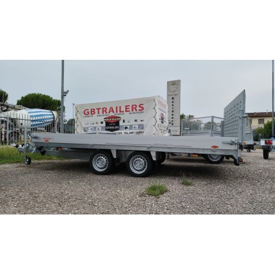 Carrello rimorchio basculante trasporto macchinari e cose Pronta consegna