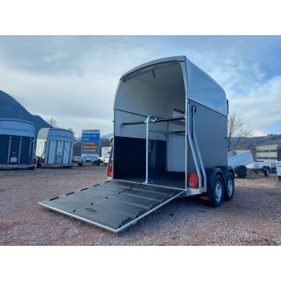 Trailer trasporto cavalli due posti con selleria Boeckmann DUO ESPRIT