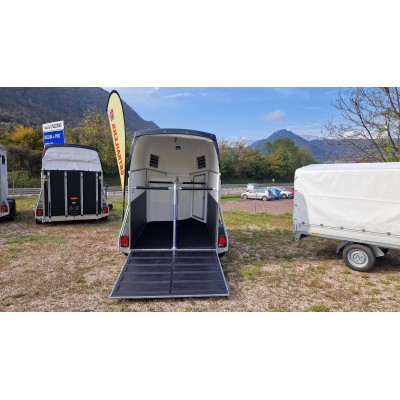 Trailer trasporto cavalli due posti con selleria Boeckmann DUO ESPRIT