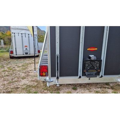 Trailer trasporto cavalli Boeckmann DUO ESPRIT Silver + Black due posti