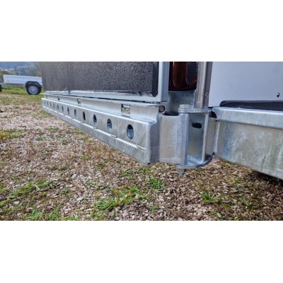 Trailer trasporto cavalli Boeckmann DUO ESPRIT Silver + Black due posti