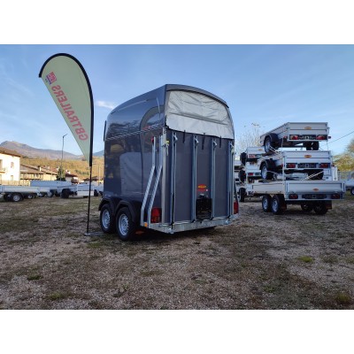 Trailer Trasporto cavalli Boeckmann Comfort in Vetroresina  due posti