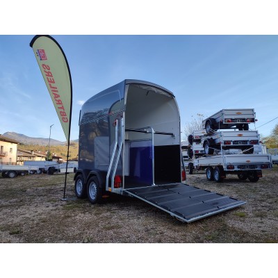 Trailer Trasporto cavalli Boeckmann Comfort in Vetroresina  due posti