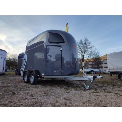 Trailer Trasporto cavalli Boeckmann Comfort in Vetroresina  due posti