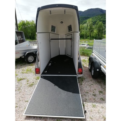 Trailer trasporto cavalli un posto Boeckmann Uno Esprit Silver + Black