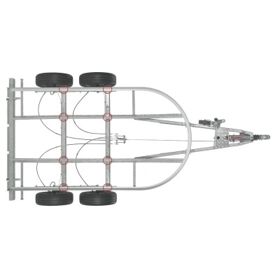 Trailer Trasporto Animali VA3016 Boeckmann in Alluminio