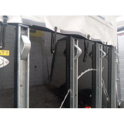 Trailer Trasporto cavalli Boeckmann Comfort in Vetroresina  due posti