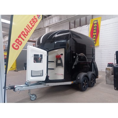 Trailer Trasporto cavalli Boeckmann Comfort in Vetroresina  due posti