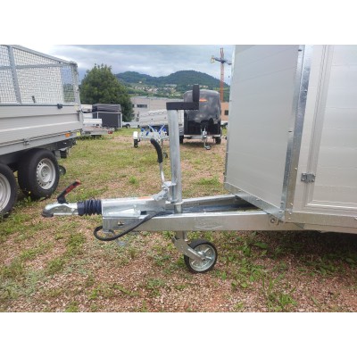 Trailer trasporto cavalli due posti in alluminio Boeckmann Champion Esprit Silver + Black